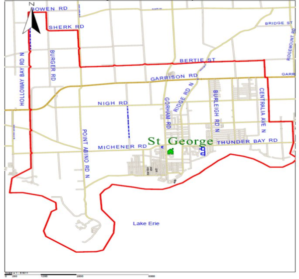 St George boundary map