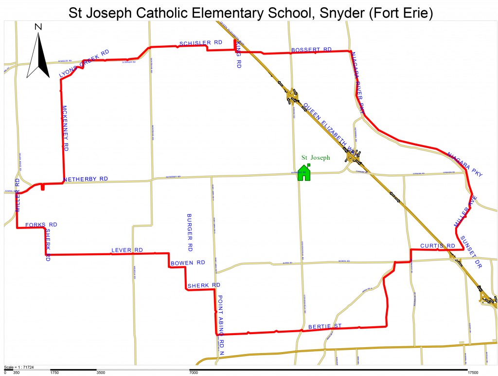 St Joseph Snyder boundary map