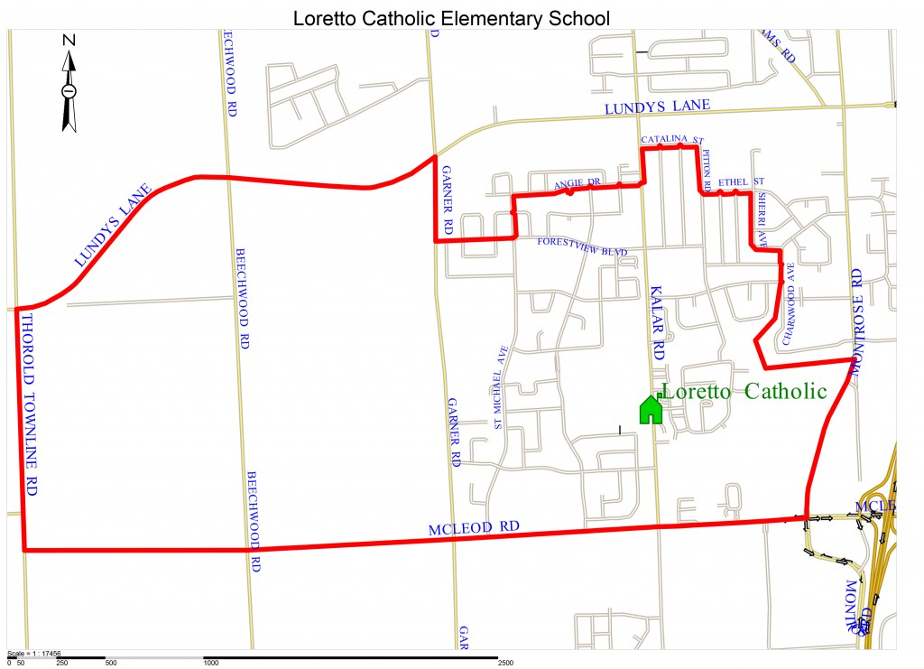 Loretto boundary map